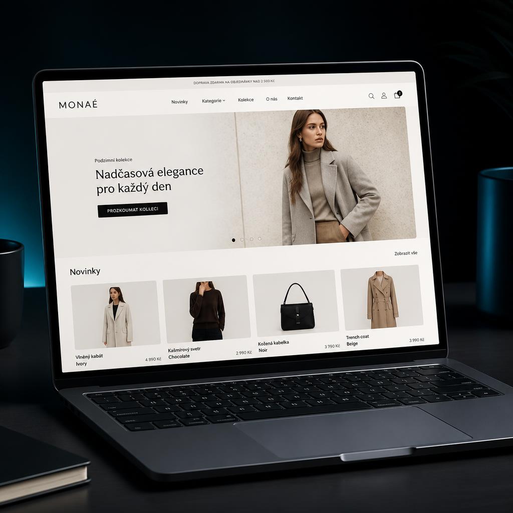 Ukázka webu — Módní e-shop