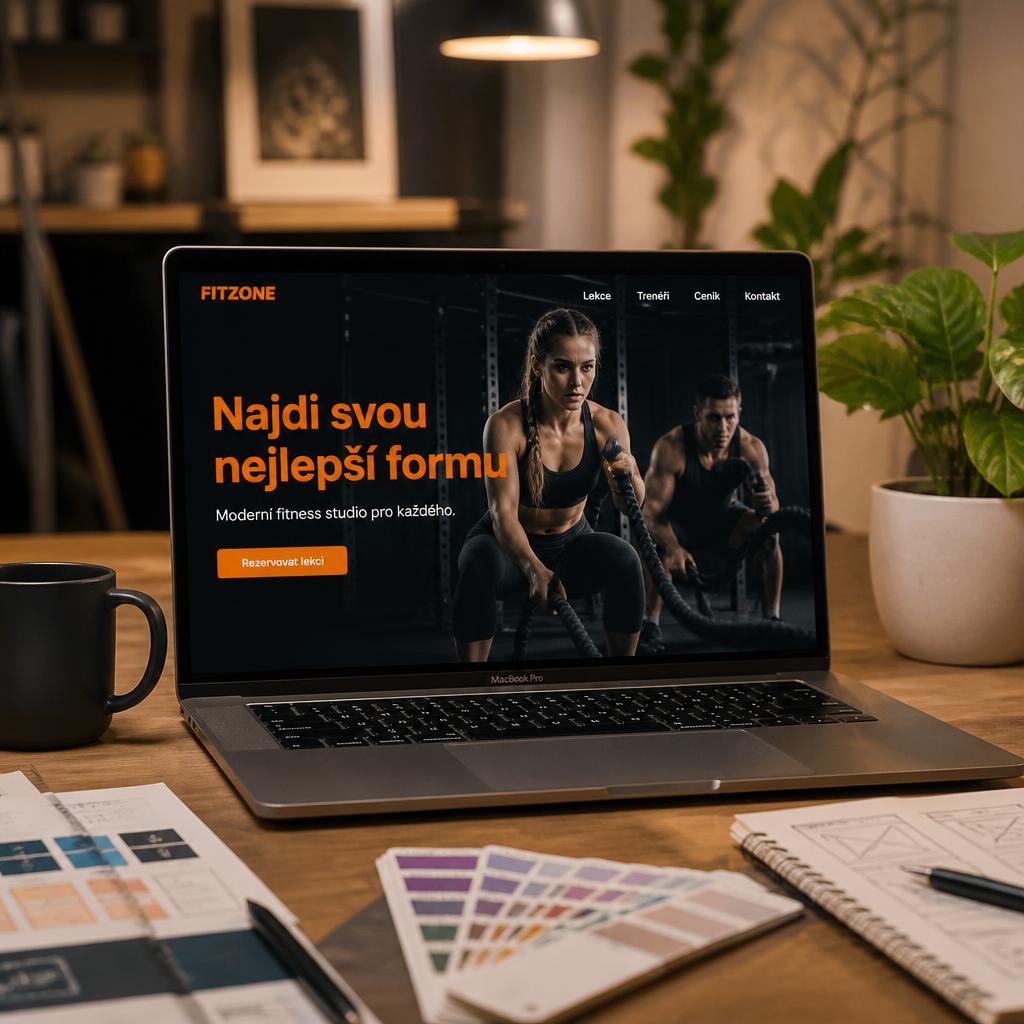 Ukázka webu — Fitness studio